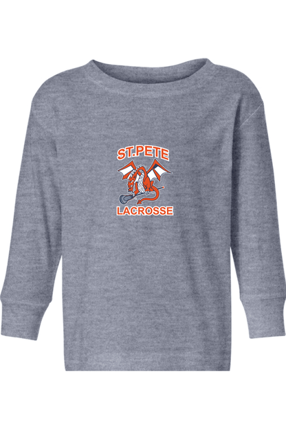 St Petersburg Lacrosse Club Toddler Long Sleeve T-Shirt Signature Lacrosse