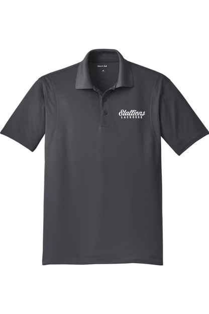 Stallions LC Adult Embroidered Athletic Polo Signature Lacrosse