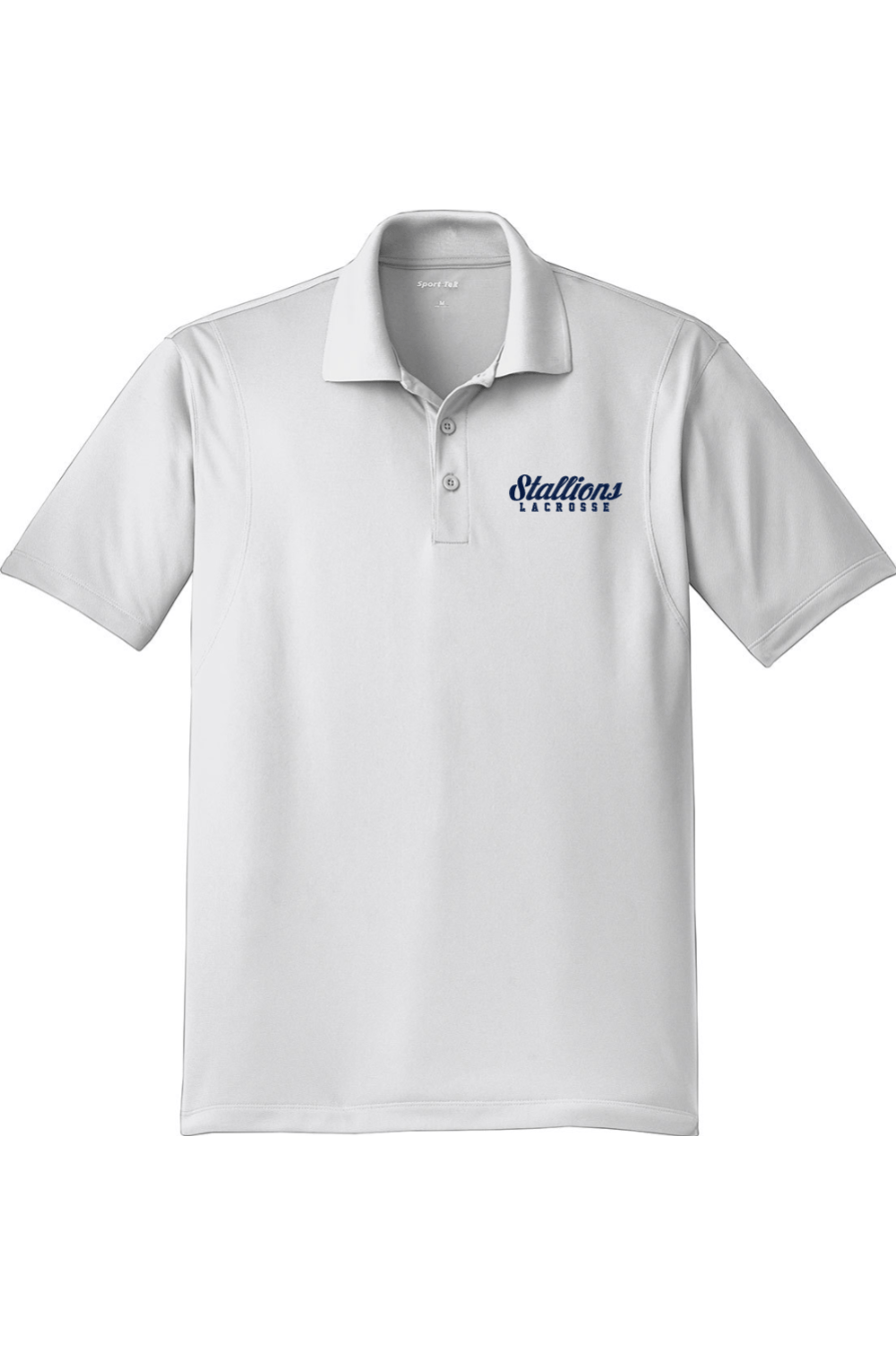 Stallions LC Adult Embroidered Athletic Polo Signature Lacrosse