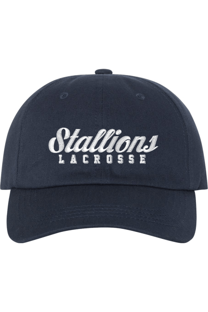 Stallions LC Embroidered Dad Hat Signature Lacrosse