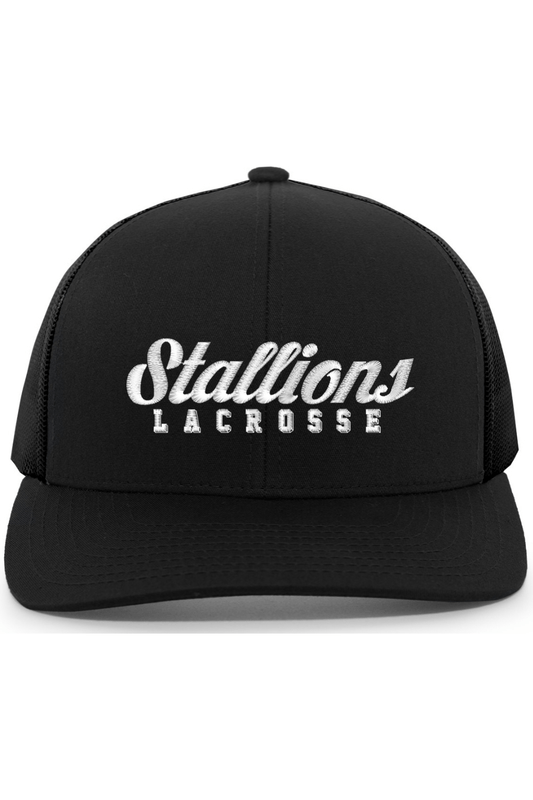 Stallions LC Embroidered Trucker Hat Signature Lacrosse
