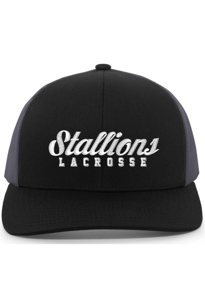 Stallions LC Embroidered Trucker Hat Signature Lacrosse