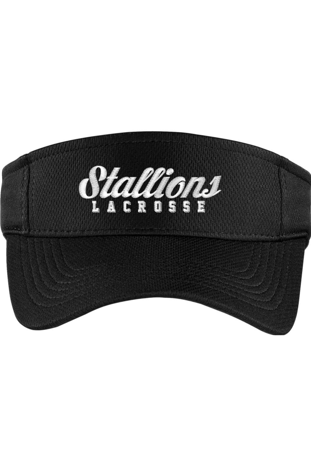 Stallions LC Embroidered Visor Signature Lacrosse