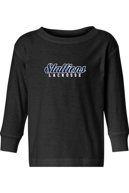 Stallions LC Toddler Long Sleeve T-Shirt Signature Lacrosse
