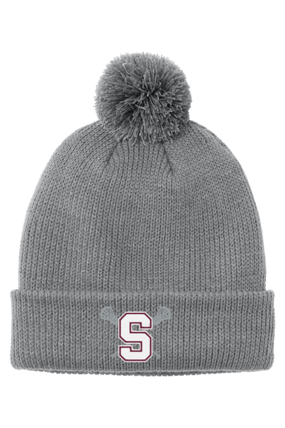 State College Lacrosse Cozy Pom Beanie Signature Lacrosse