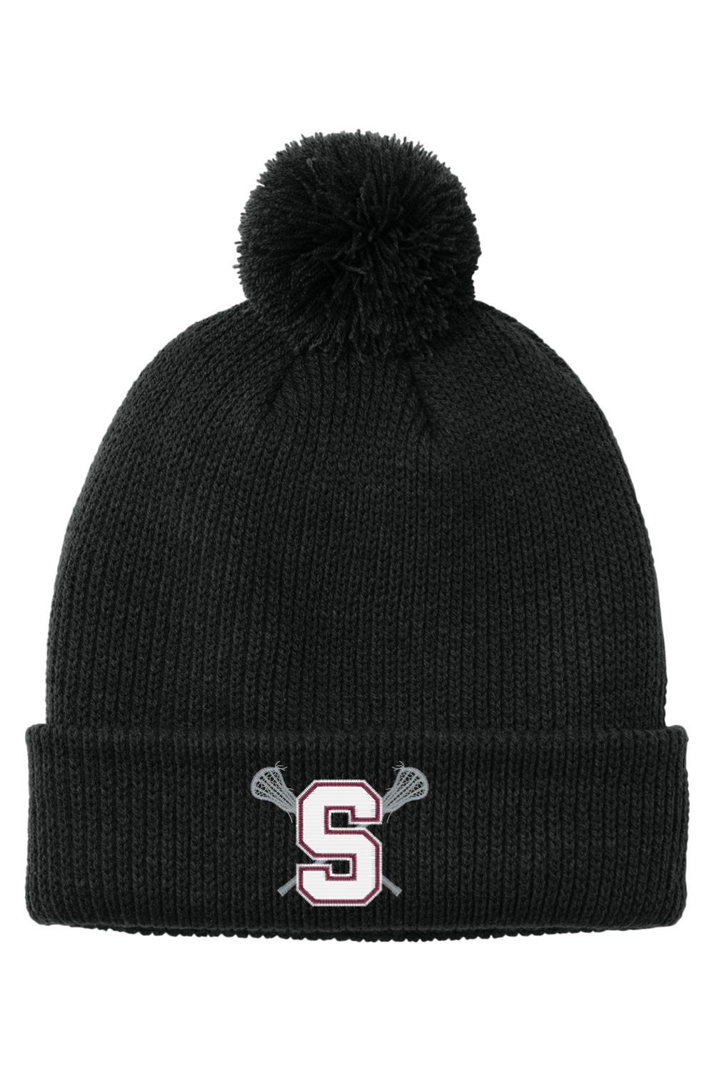 State College Lacrosse Cozy Pom Beanie Signature Lacrosse