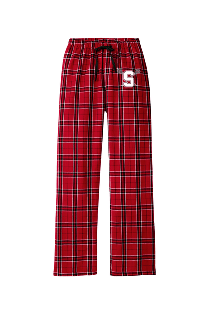 State College LC Adult Women's Flannel Plaid Pants Signature Lacrosse