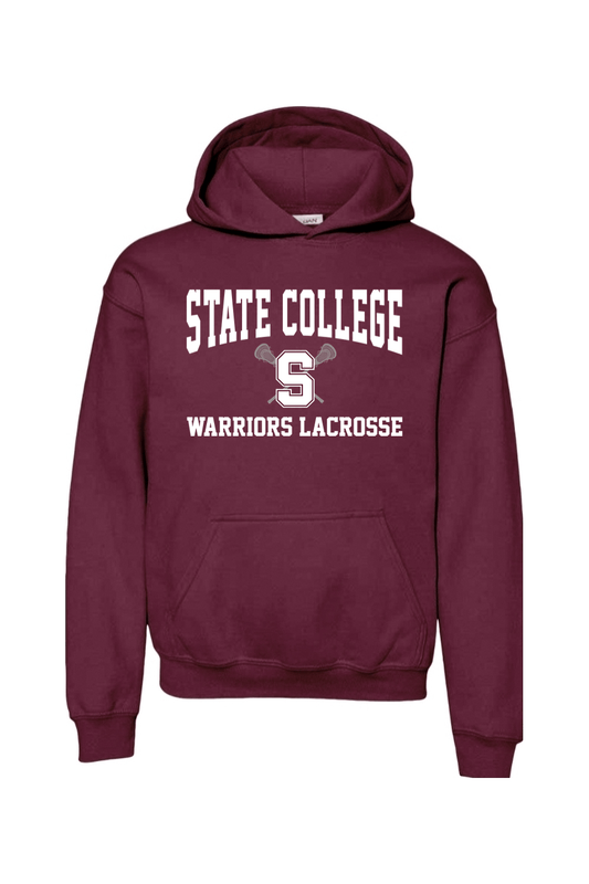 State College LC Youth Hoodie Signature Lacrosse
