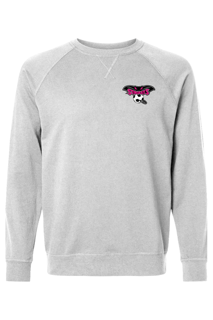 Stingrays Soccer Adult Heavyweight Raglan Long Sleeve Signature Lacrosse