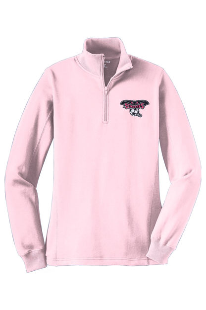 Stingrays Soccer Adult Women's Embroidered Quarter-Zip Pullover Signature Lacrosse