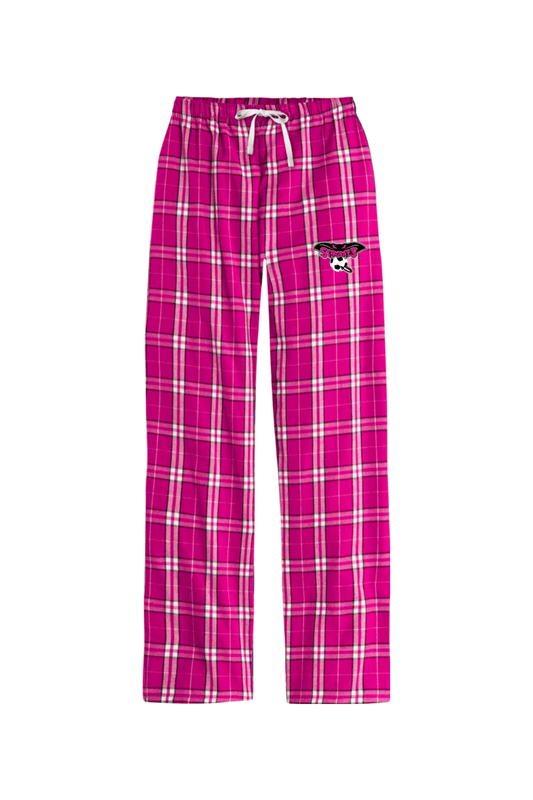 Stingrays Soccer Adult Women's Flannel Plaid Pants Signature Lacrosse