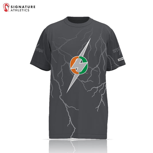 Storm Sports Men's Short Sleeve Tech Tee: Bantam (Grades K-2) Signature Lacrosse