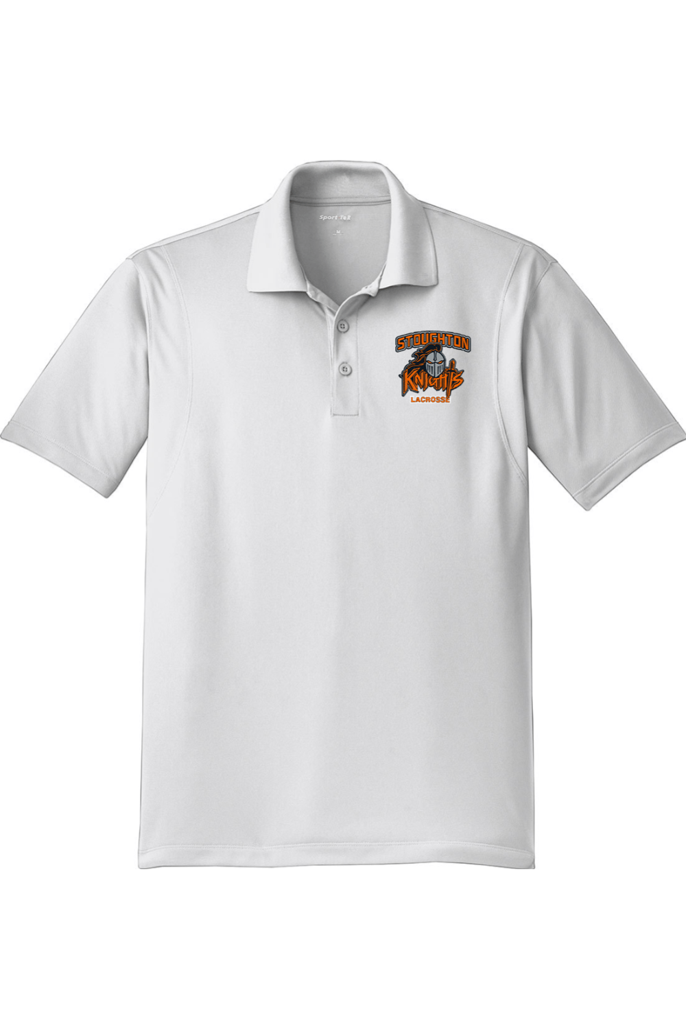 Stoughton YLC Adult Embroidered Athletic Polo Signature Lacrosse