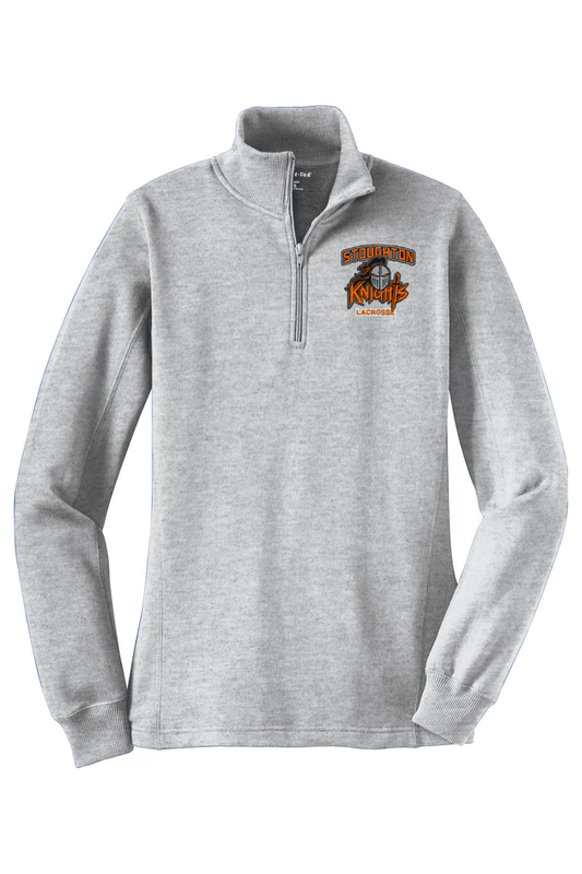 Stoughton YLC Adult Women's Embroidered Quarter-Zip Pullover Signature Lacrosse