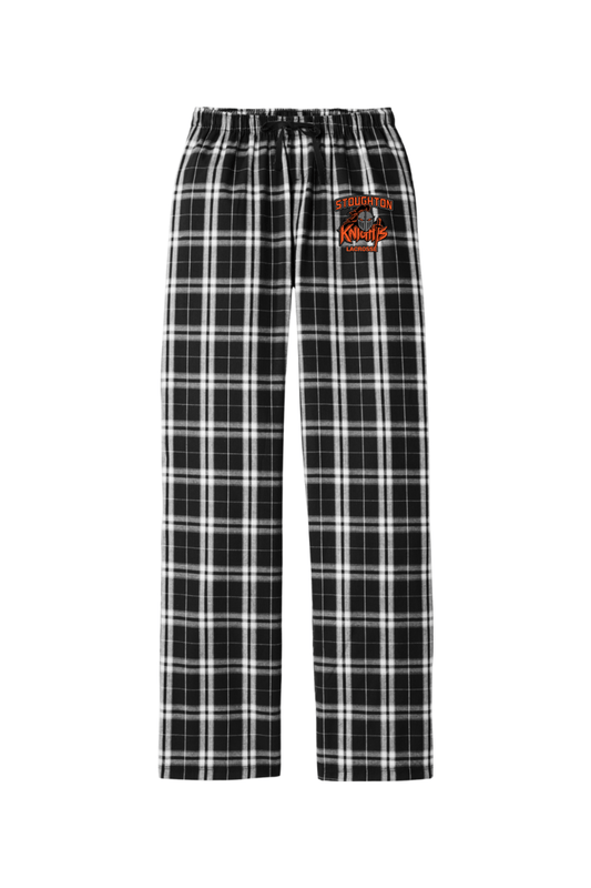 Stoughton YLC Adult Women's Flannel Plaid Pants Signature Lacrosse