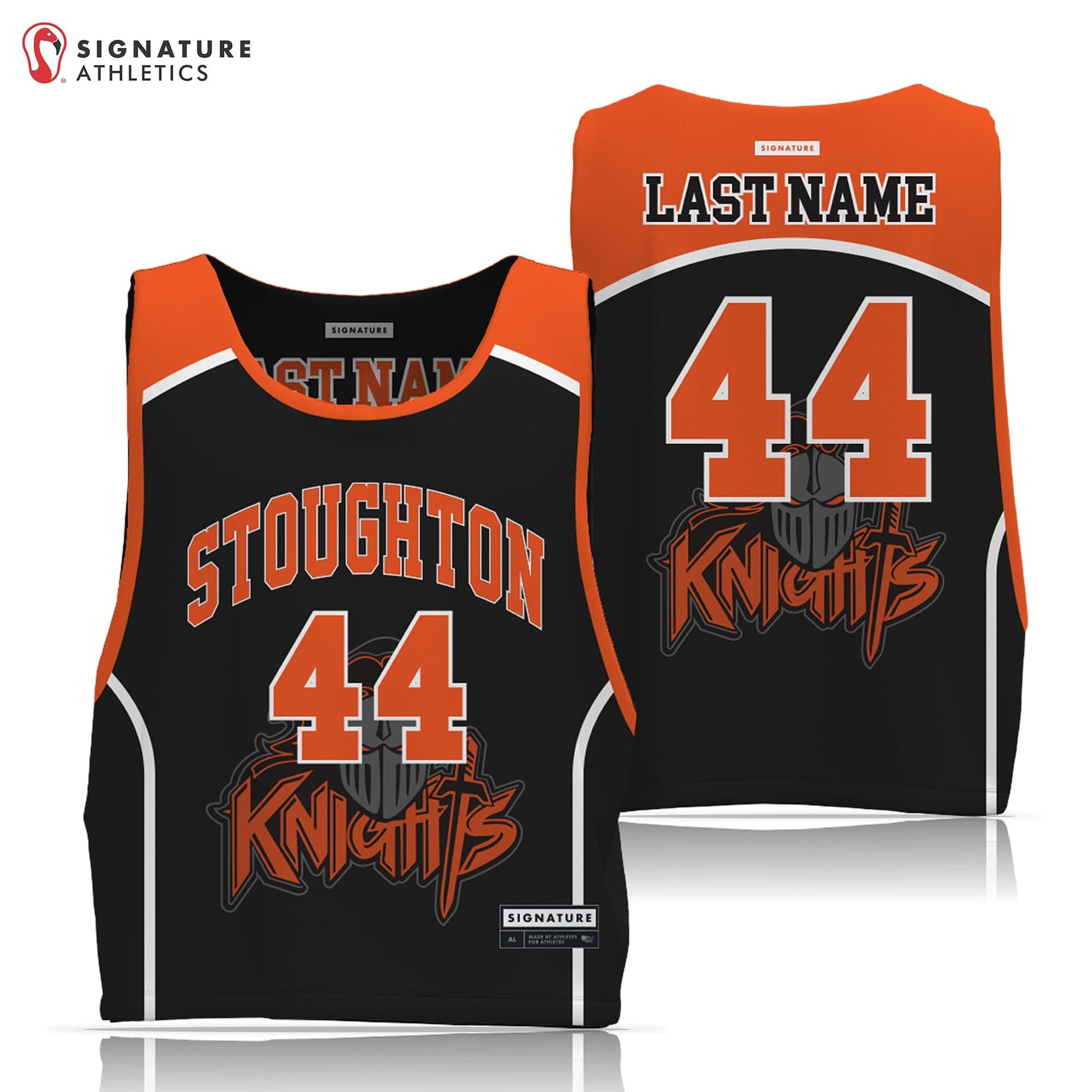 Stoughton Youth Lacrosse Men's Player Reversible Game Pinnie Signature Lacrosse