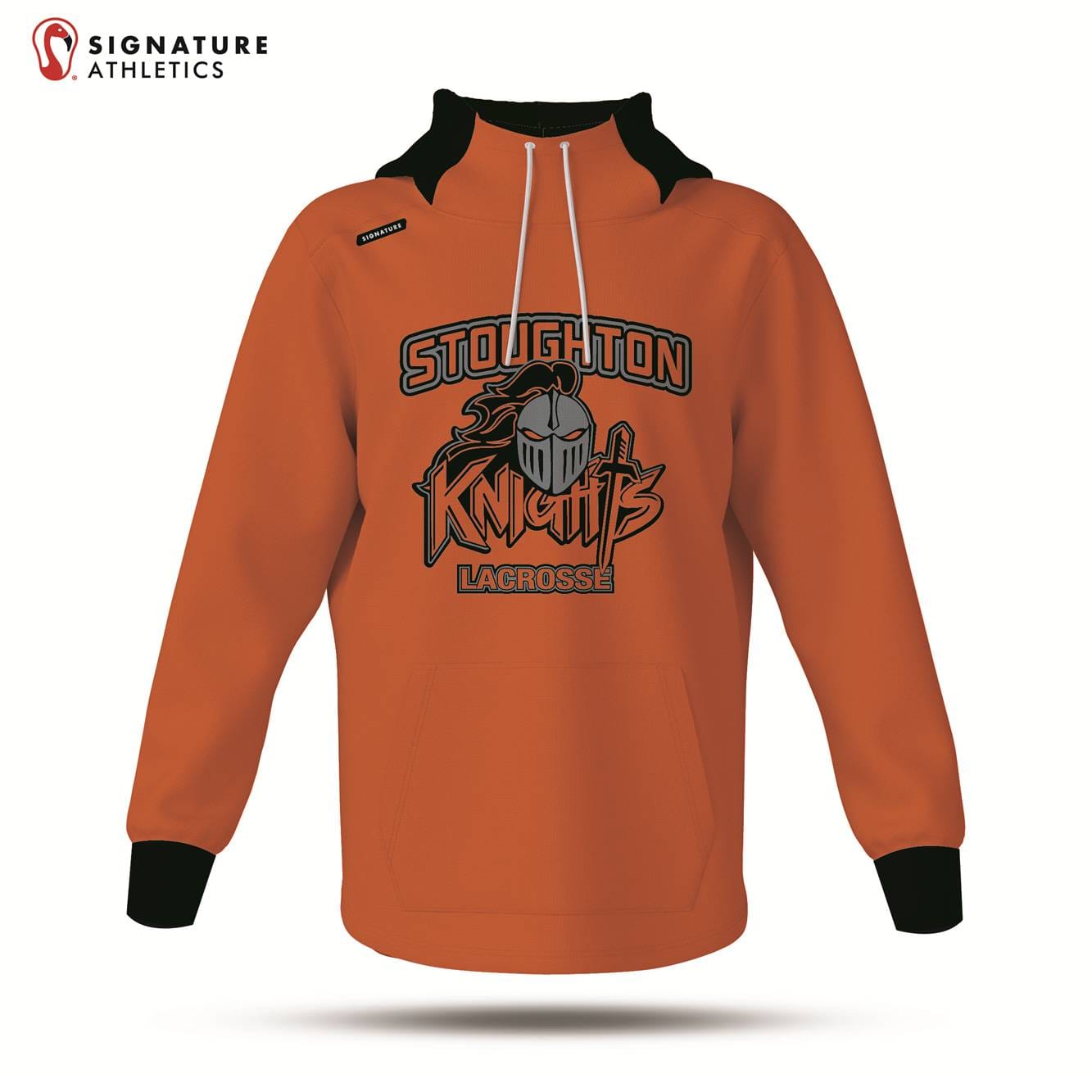 Stoughton Youth Lacrosse Men's Pro Dye Sub Scuba Hoodie: Stoughton Youth Lacrosse Signature Lacrosse