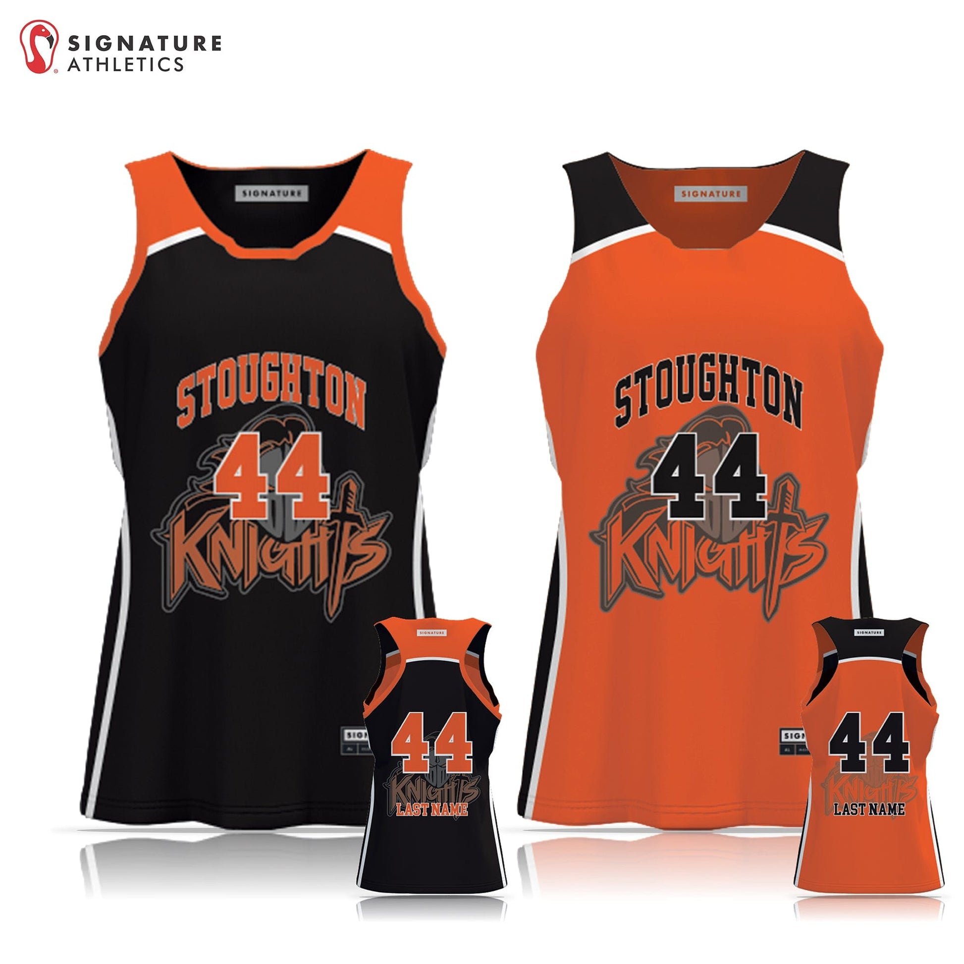 Stoughton Youth Lacrosse Women's Player Reversible Game Pinnie: Girls Grade 5/6 Signature Lacrosse