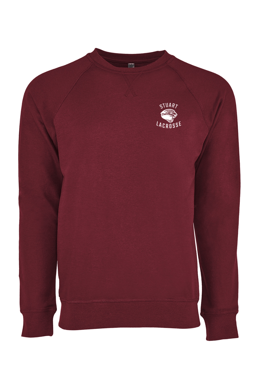 Stuart Lacrosse Adult Heavyweight Raglan Long Sleeve Signature Lacrosse