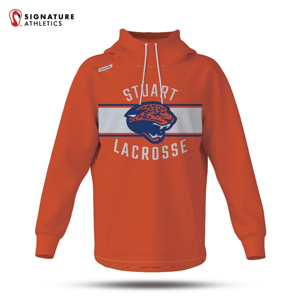 Stuart Lacrosse Orange Dye Sub Hoodie Signature Lacrosse