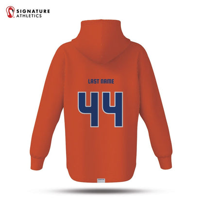 Stuart Lacrosse Orange Dye Sub Hoodie Signature Lacrosse