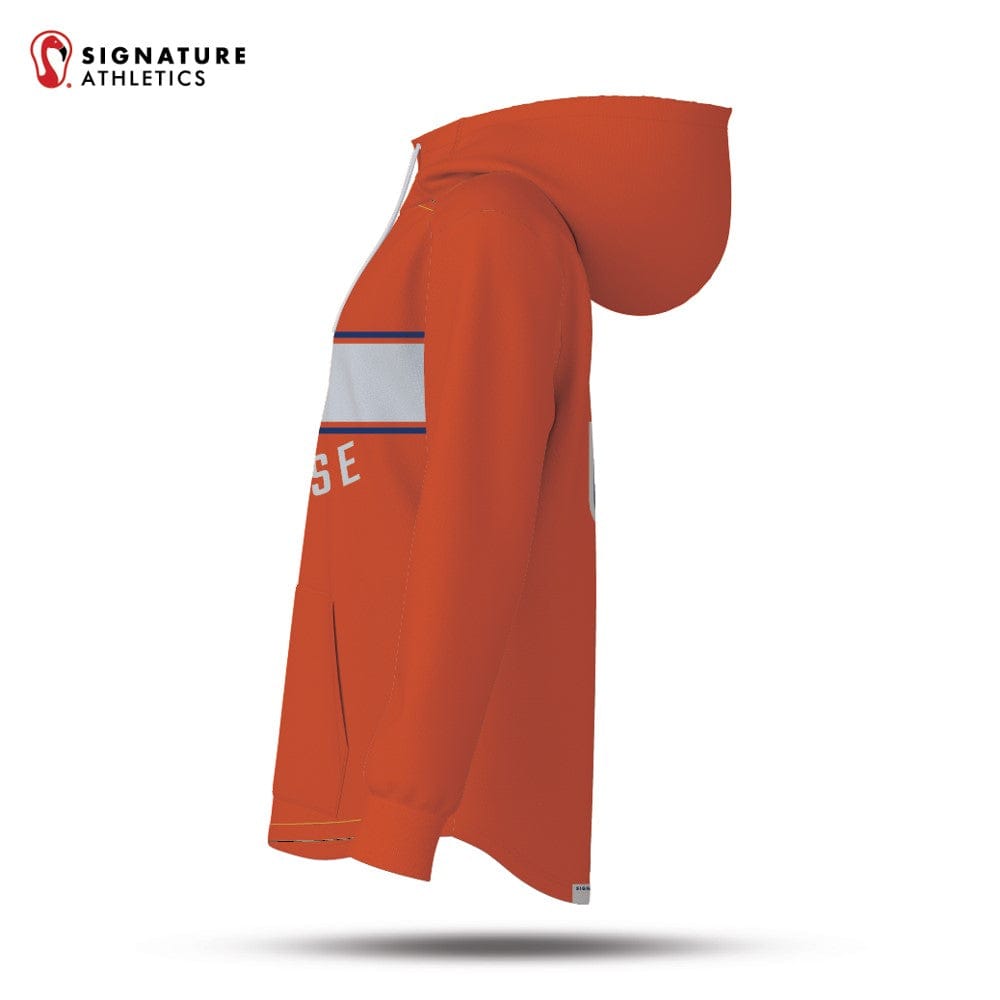 Stuart Lacrosse Orange Dye Sub Hoodie Signature Lacrosse