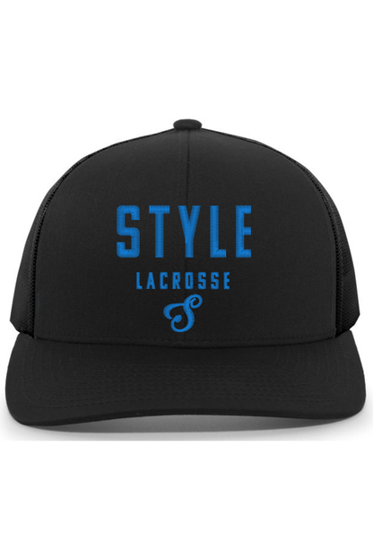 Style Lacrosse Embroidered Trucker Hat Signature Lacrosse