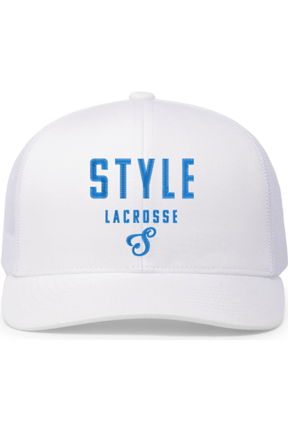 Style Lacrosse Embroidered Trucker Hat Signature Lacrosse