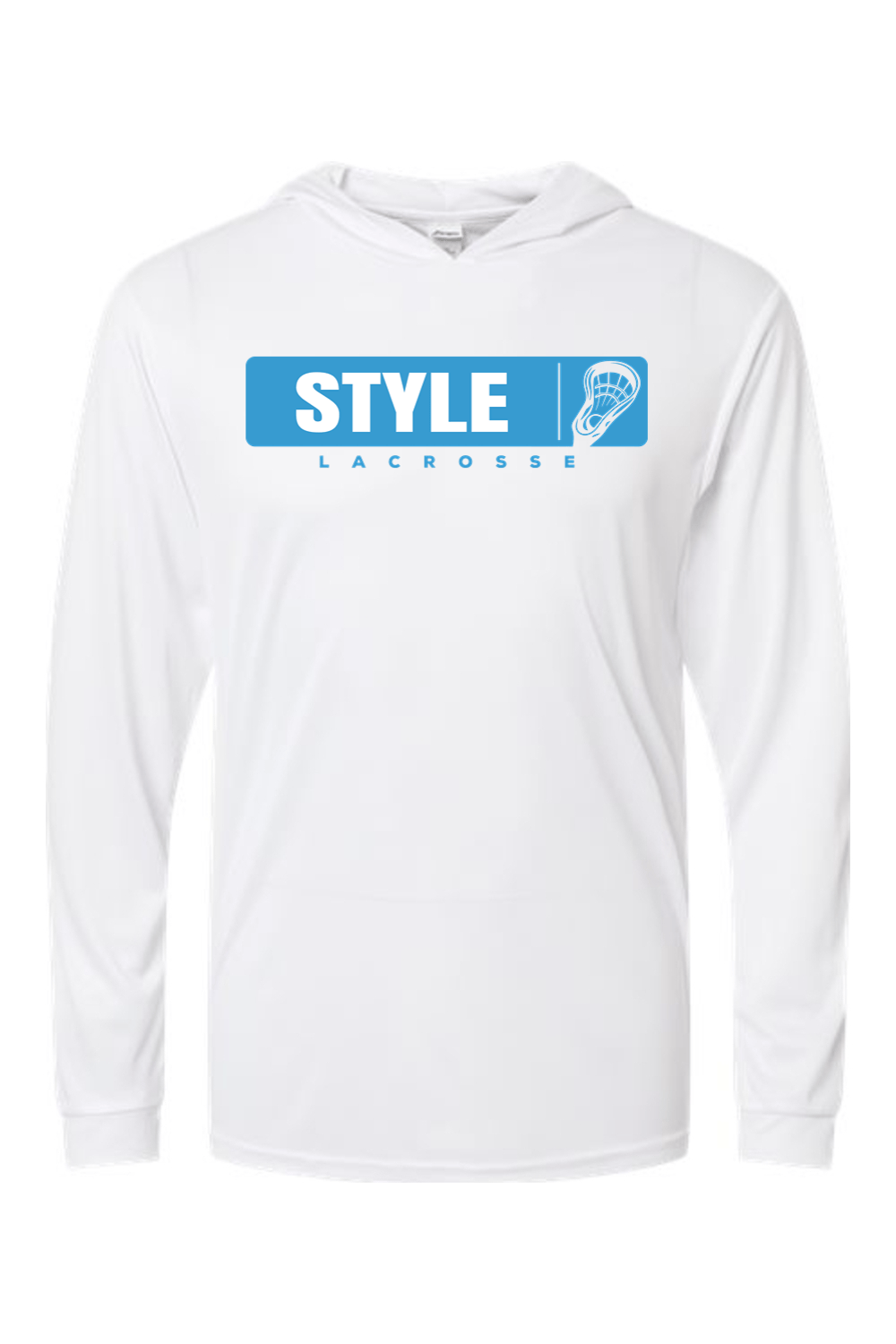 Style Lacrosse Hooded Long Sleeve T-Shirt Signature Lacrosse