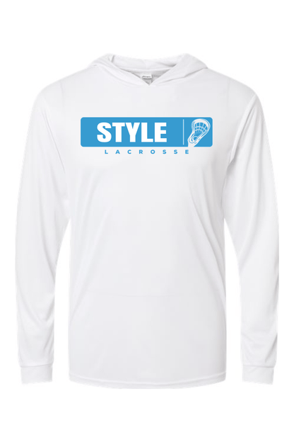 Style Lacrosse Hooded Long Sleeve T-Shirt Signature Lacrosse