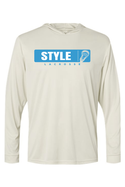 Style Lacrosse Hooded Long Sleeve T-Shirt Signature Lacrosse
