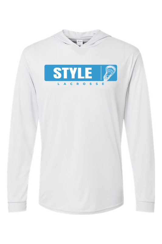 Style Lacrosse Hooded Long Sleeve T-Shirt Signature Lacrosse