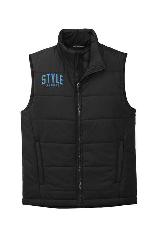 Style Lacrosse Port Authority Puffer Vest Signature Lacrosse