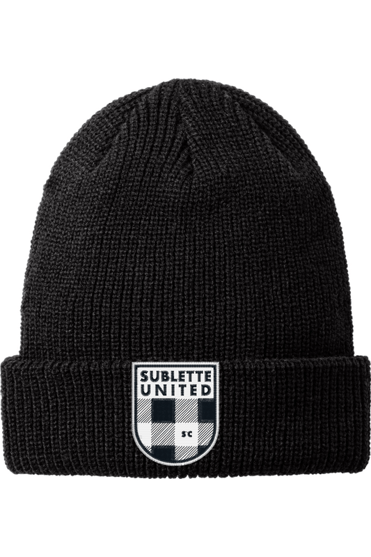Sublette United Port Authority Chunky Knit Beanie Signature Lacrosse