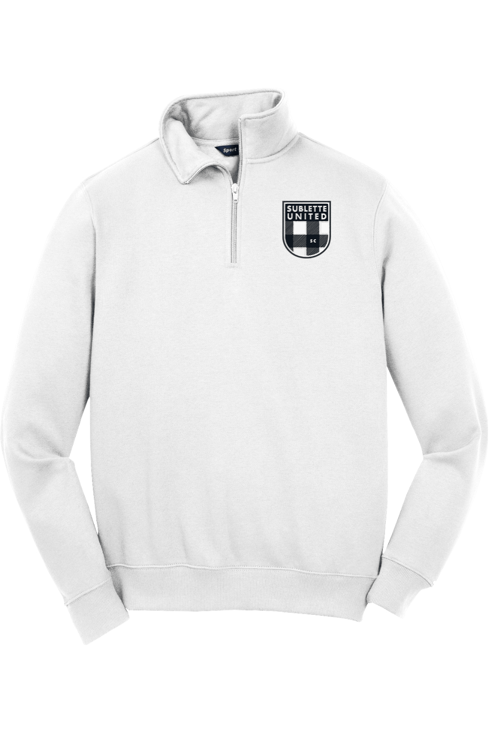 Sublette United Soccer Adult Embroidered Quarter-Zip Pullover Signature Lacrosse