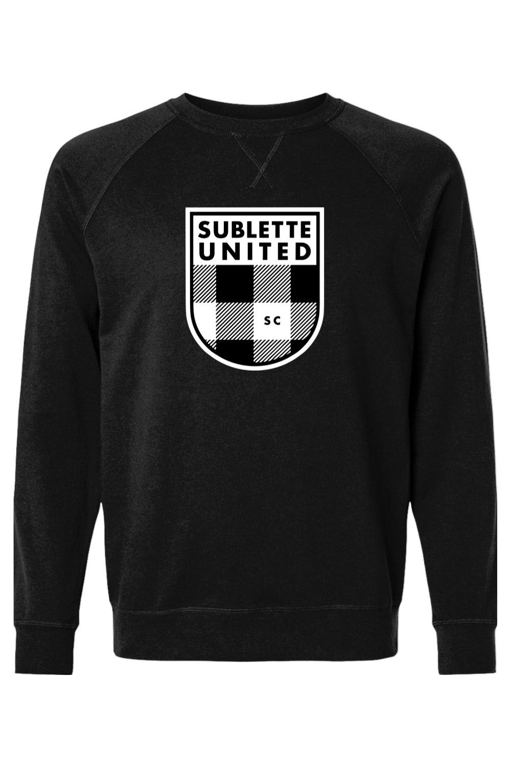 Sublette United Soccer Adult Heavyweight Raglan Long Sleeve Signature Lacrosse