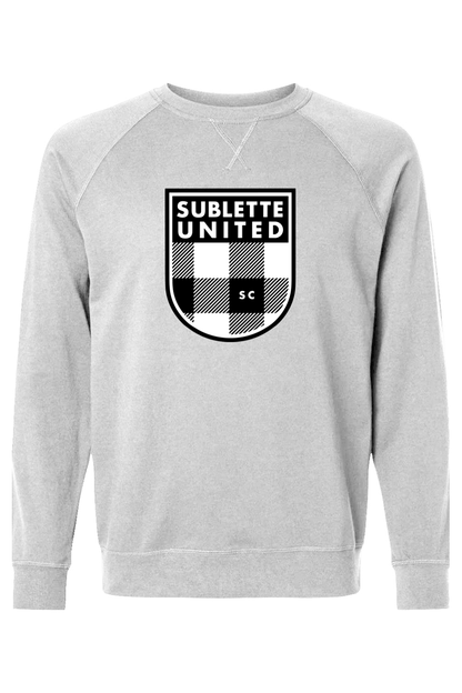 Sublette United Soccer Adult Heavyweight Raglan Long Sleeve Signature Lacrosse