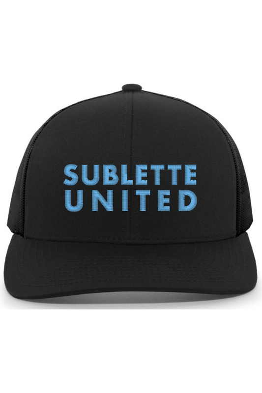 Sublette United Soccer Embroidered Trucker Hat Signature Lacrosse