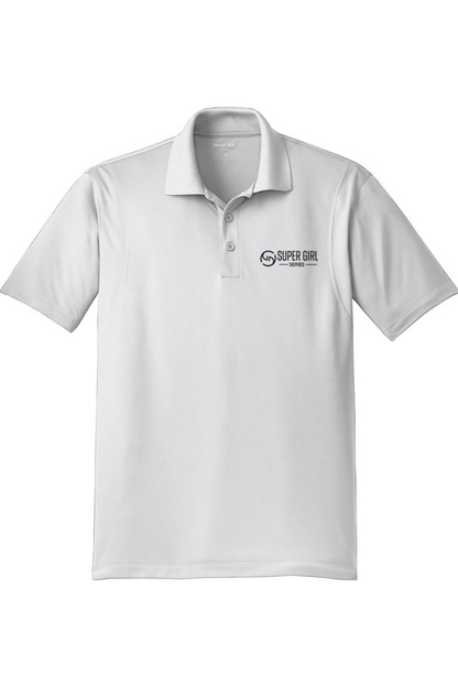 Super Girl Adult Embroidered Athletic Polo Signature Lacrosse