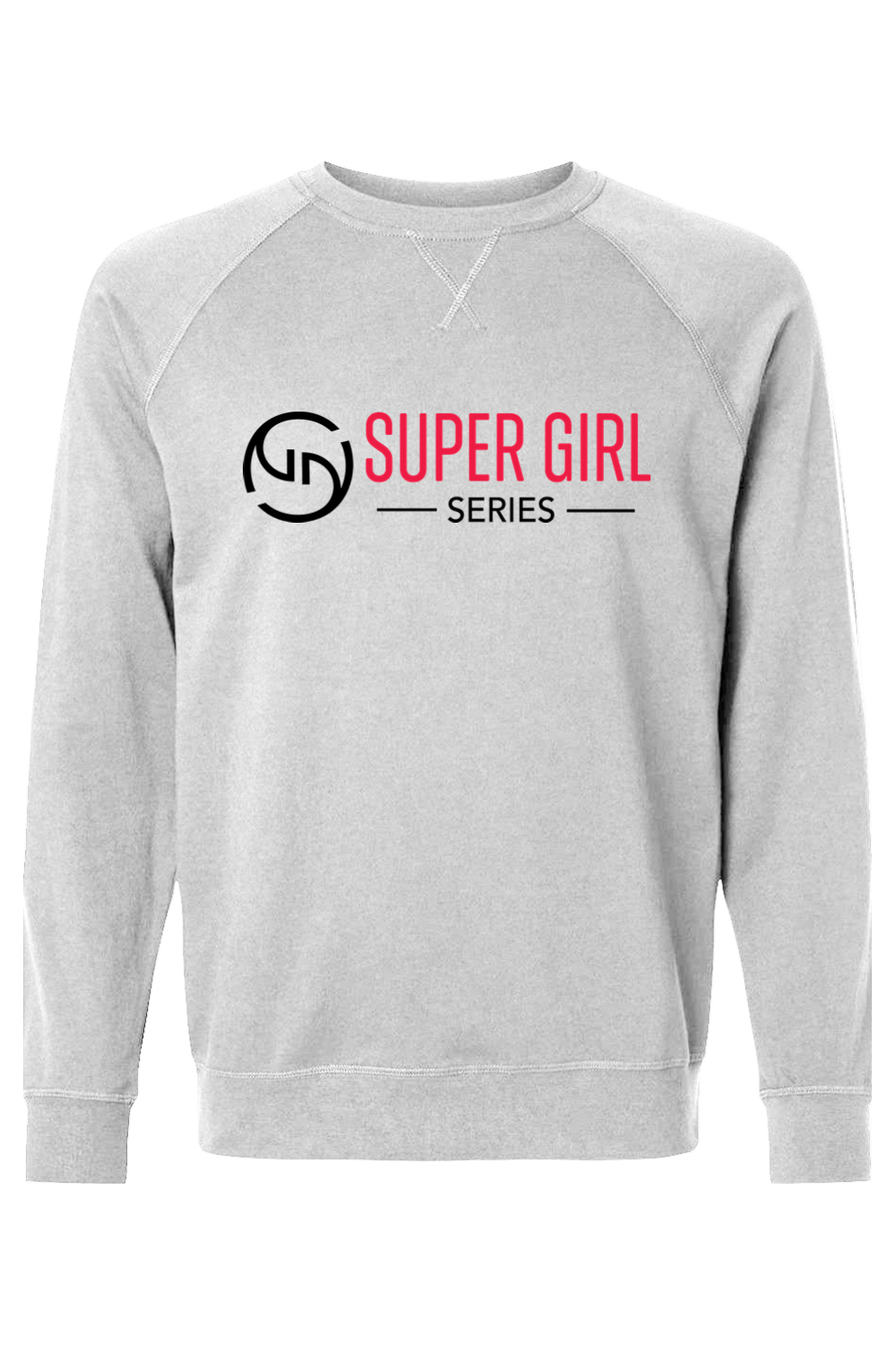 Super Girl Adult Heavyweight Raglan Long Sleeve Signature Lacrosse