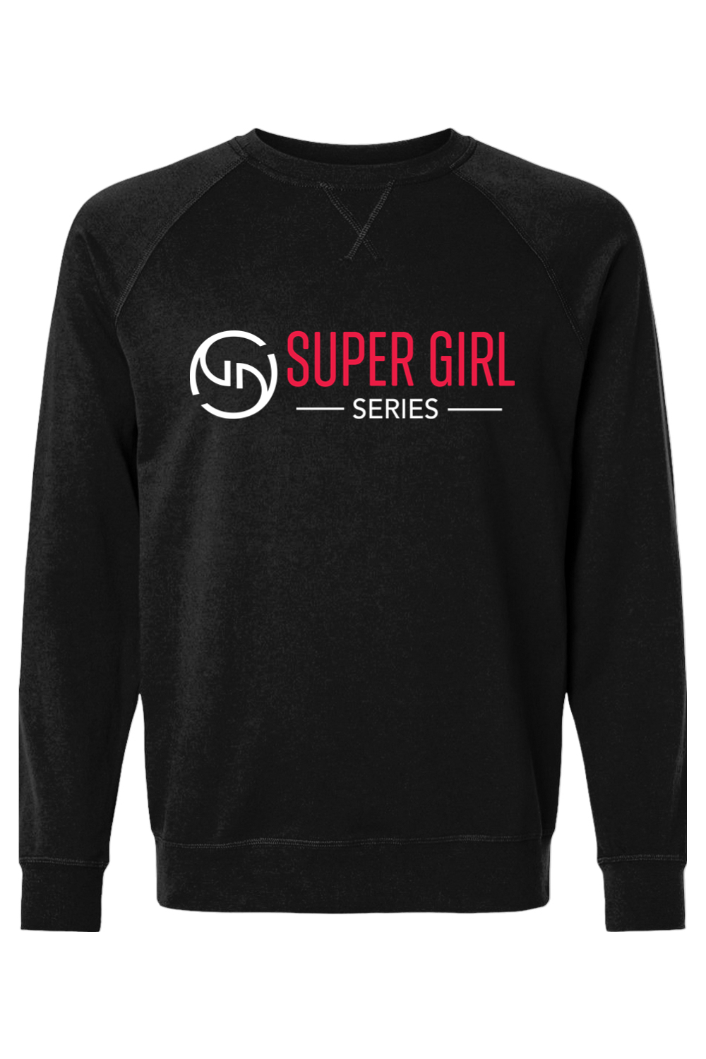 Super Girl Adult Heavyweight Raglan Long Sleeve Signature Lacrosse