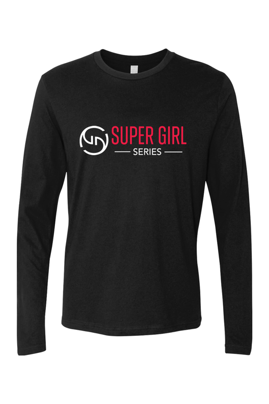 Super Girl Adult Long Sleeve T-Shirt Signature Lacrosse