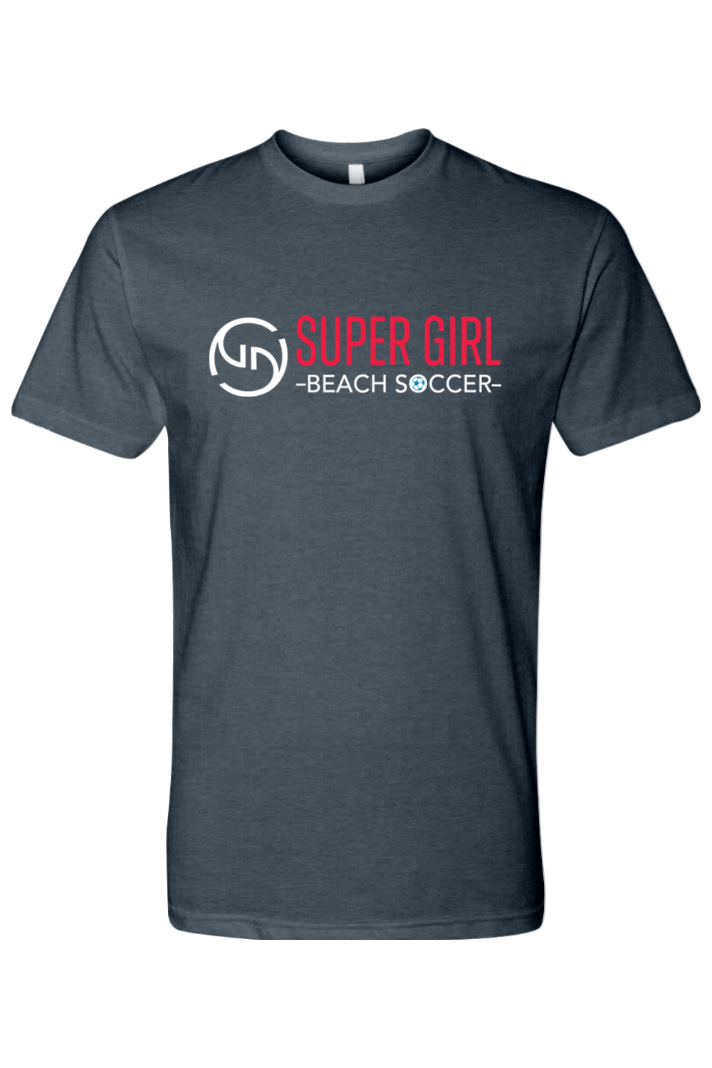 Super Girl Beach Soccer Adult Unisex T-Shirt Signature Lacrosse