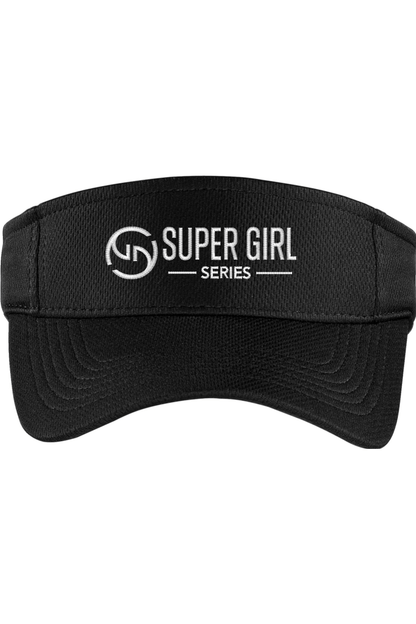 Super Girl Embroidered Visor Signature Lacrosse