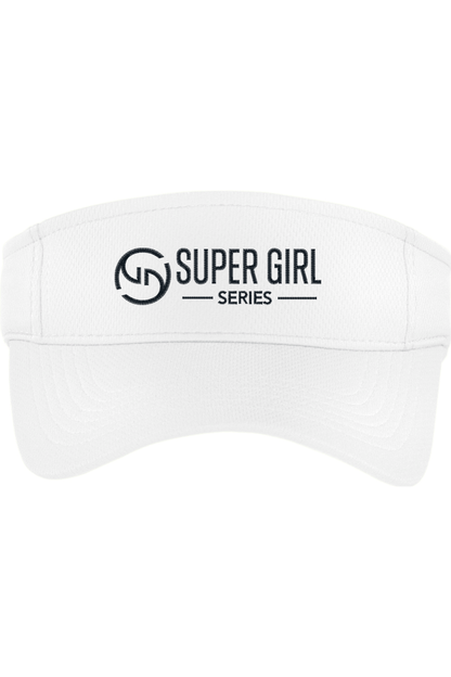 Super Girl Embroidered Visor Signature Lacrosse