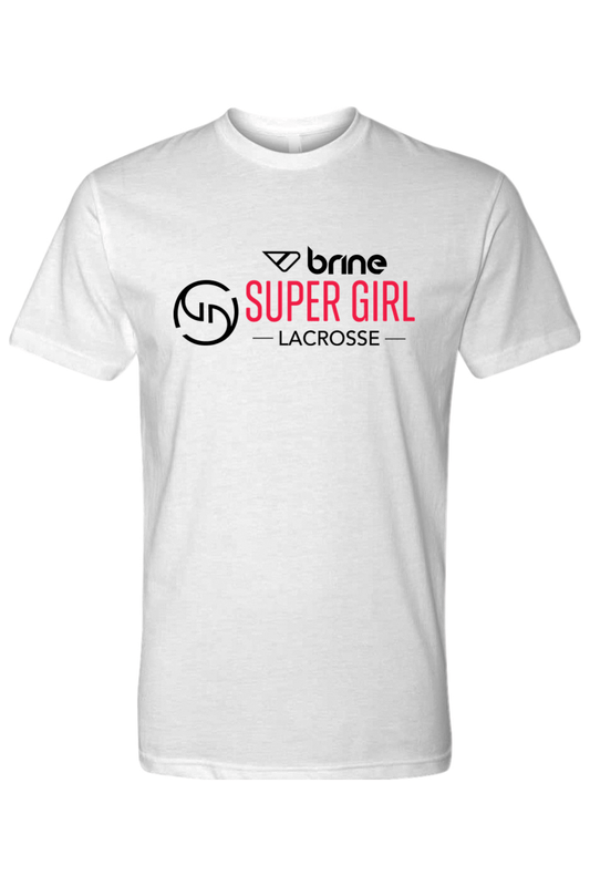 Super Girl Lacrosse Adult Unisex T-Shirt Signature Lacrosse