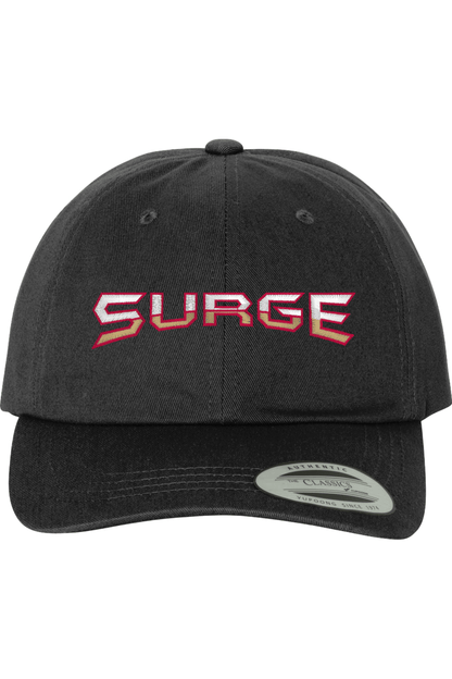Surge Soccer Embroidered Dad Hat Signature Lacrosse