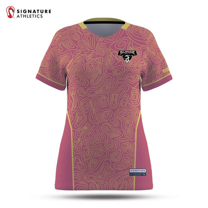 Surge Soccer Maroon NON CUSTOM Jersey Signature Lacrosse