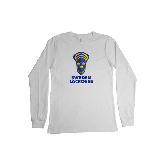 Sweden Lacrosse Adult Cotton Long Sleeve T-Shirt Signature Lacrosse