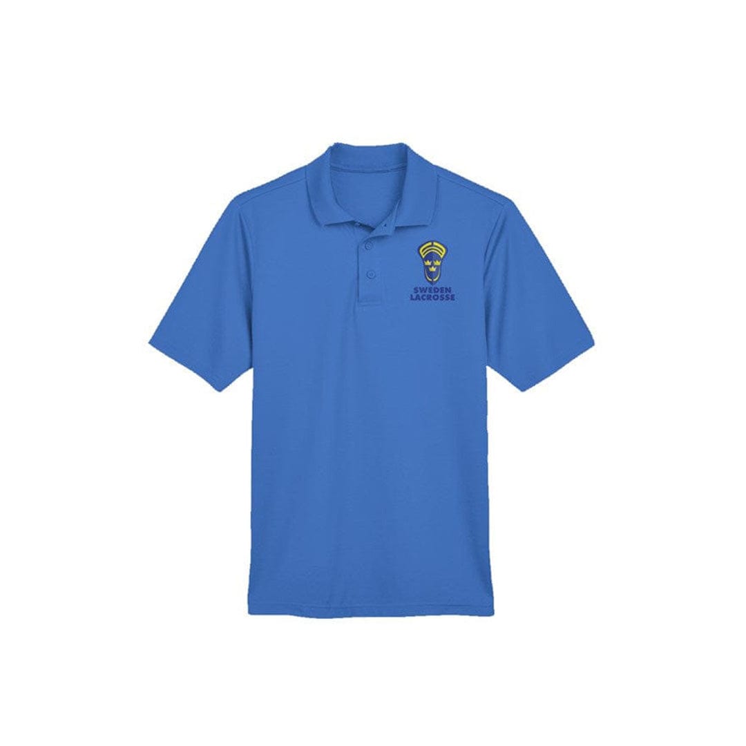 Sweden Lacrosse Adult Performance Polo Signature Lacrosse